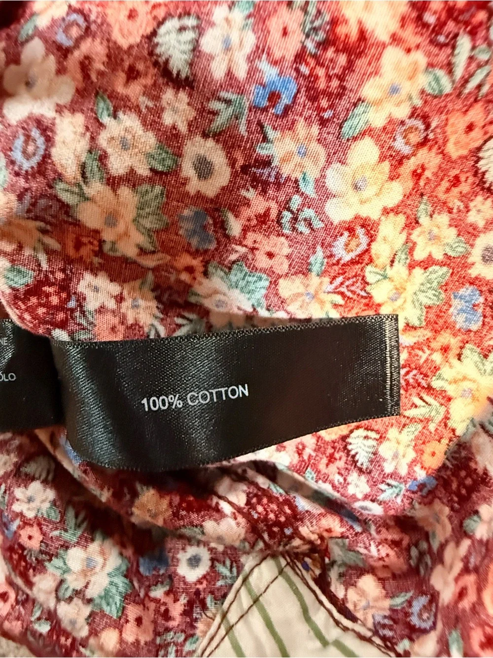 Cactus Man Ricky Singh Floral Button Down Shirt Men’s Large 100% Cotton